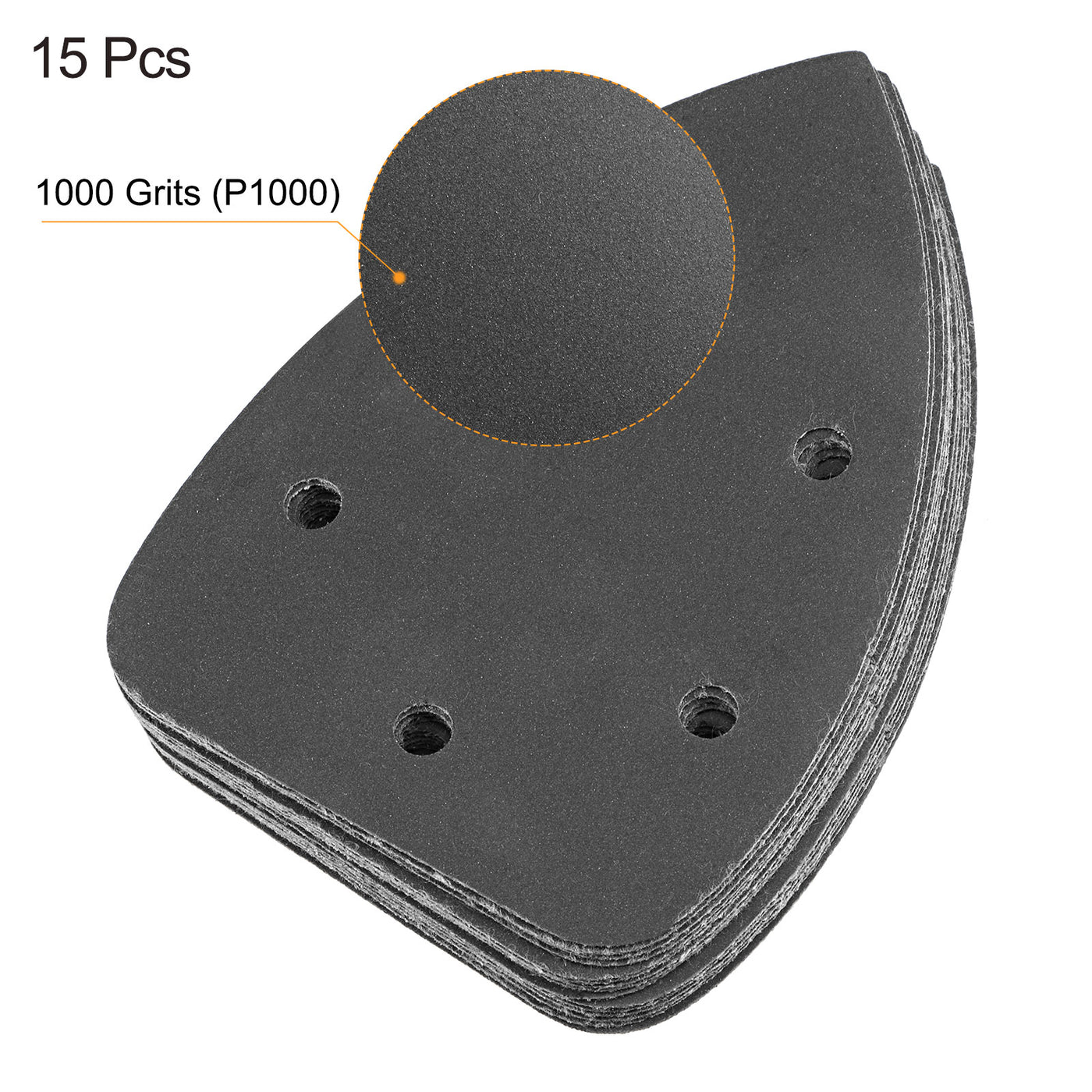 Harfington Detail Sandpapers Hook and Loop Sanding Pad Silicon Carbide