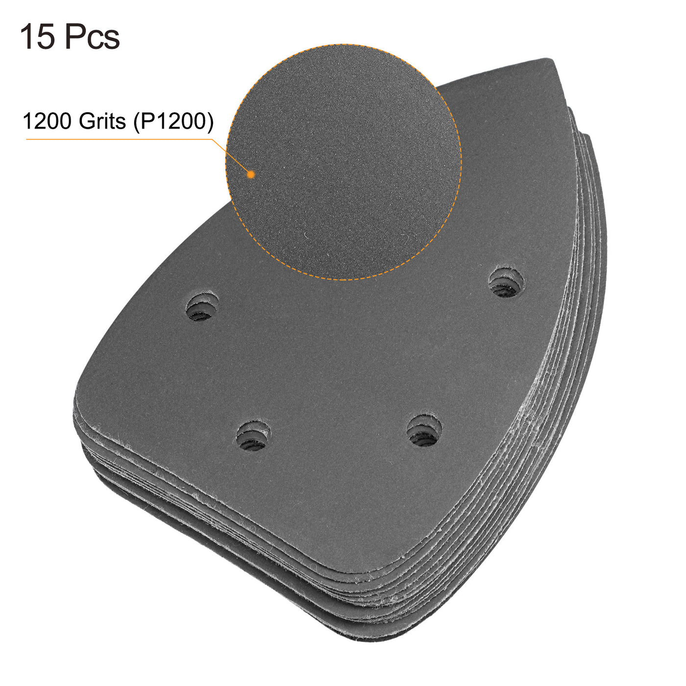 Harfington Detail Sandpapers Hook and Loop Sanding Pad Silicon Carbide