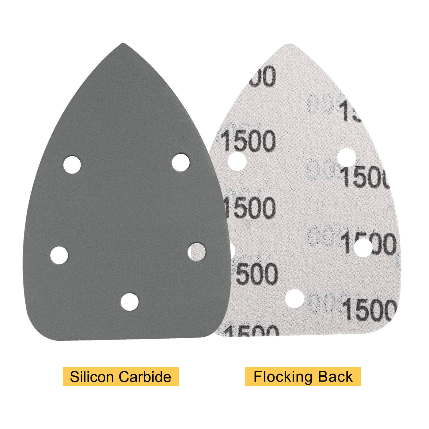 Harfington Silicon Carbide Hook Loop Sanding Pads