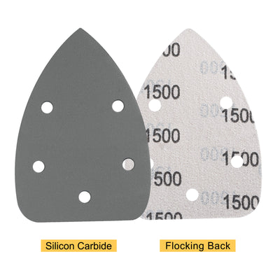 Harfington Silicon Carbide Hook Loop Sanding Pads
