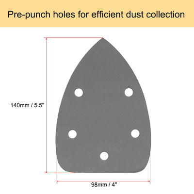 Harfington Detail Sandpapers Hook and Loop Sanding Pad Silicon Carbide