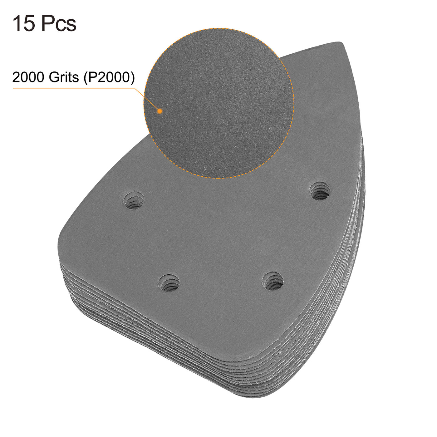 Harfington Detail Sandpapers Hook and Loop Sanding Pad Silicon Carbide