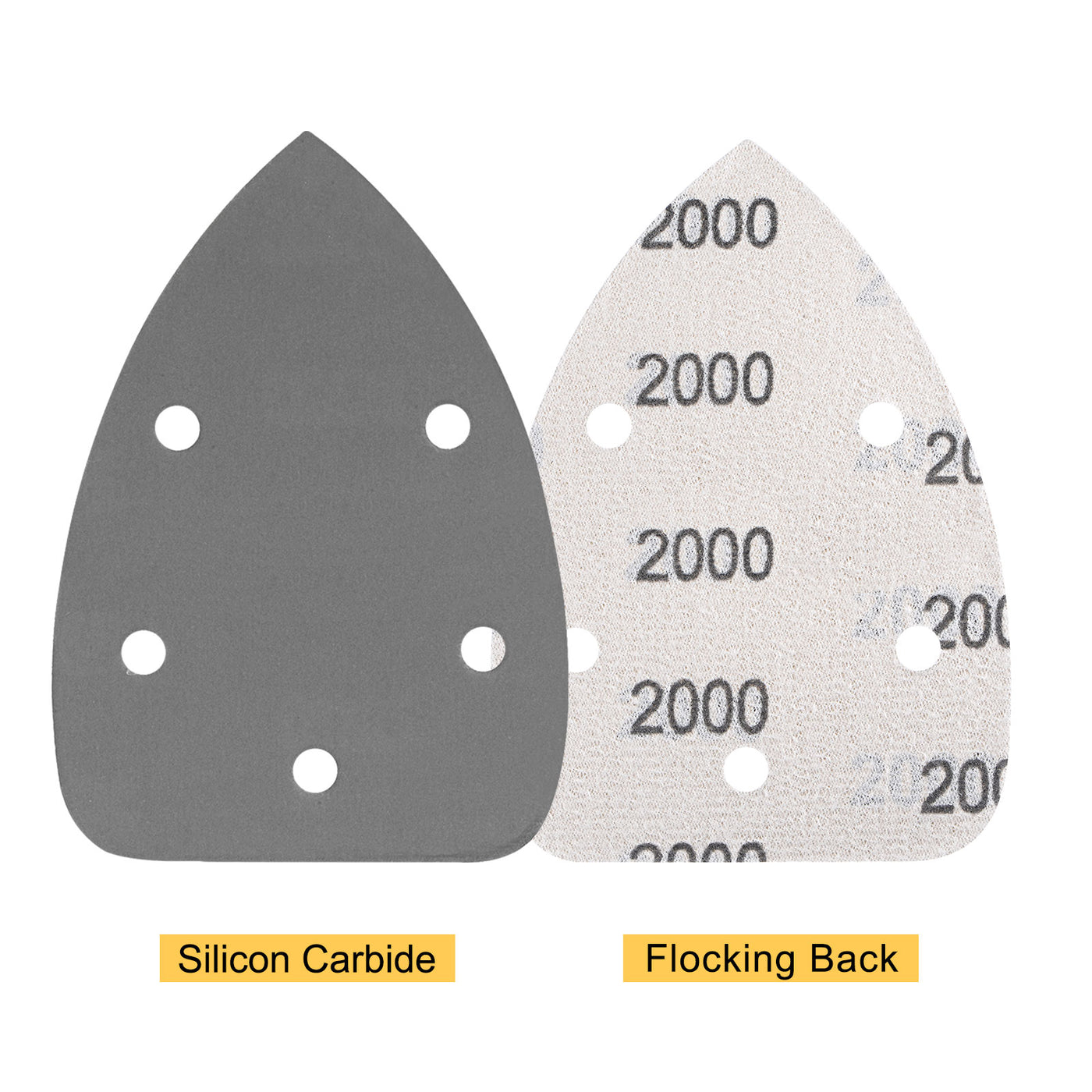 Harfington Detail Sandpapers Hook and Loop Sanding Pad Silicon Carbide