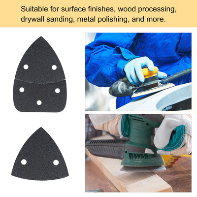 Harfington Triangular Hook and Loop Sanding Pads