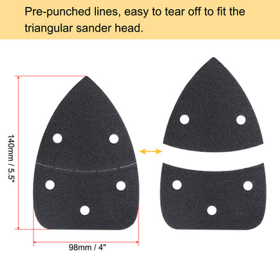 Harfington Triangular Hook and Loop Sanding Pads