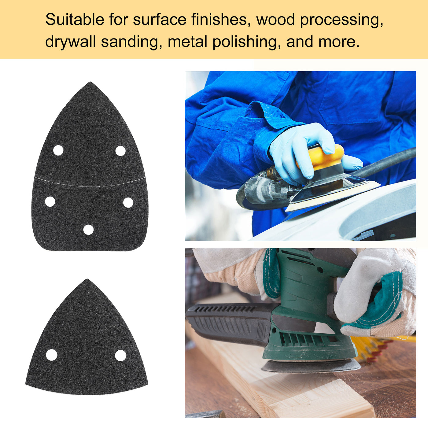 Harfington Hook and Loop Wet Dry Sanding