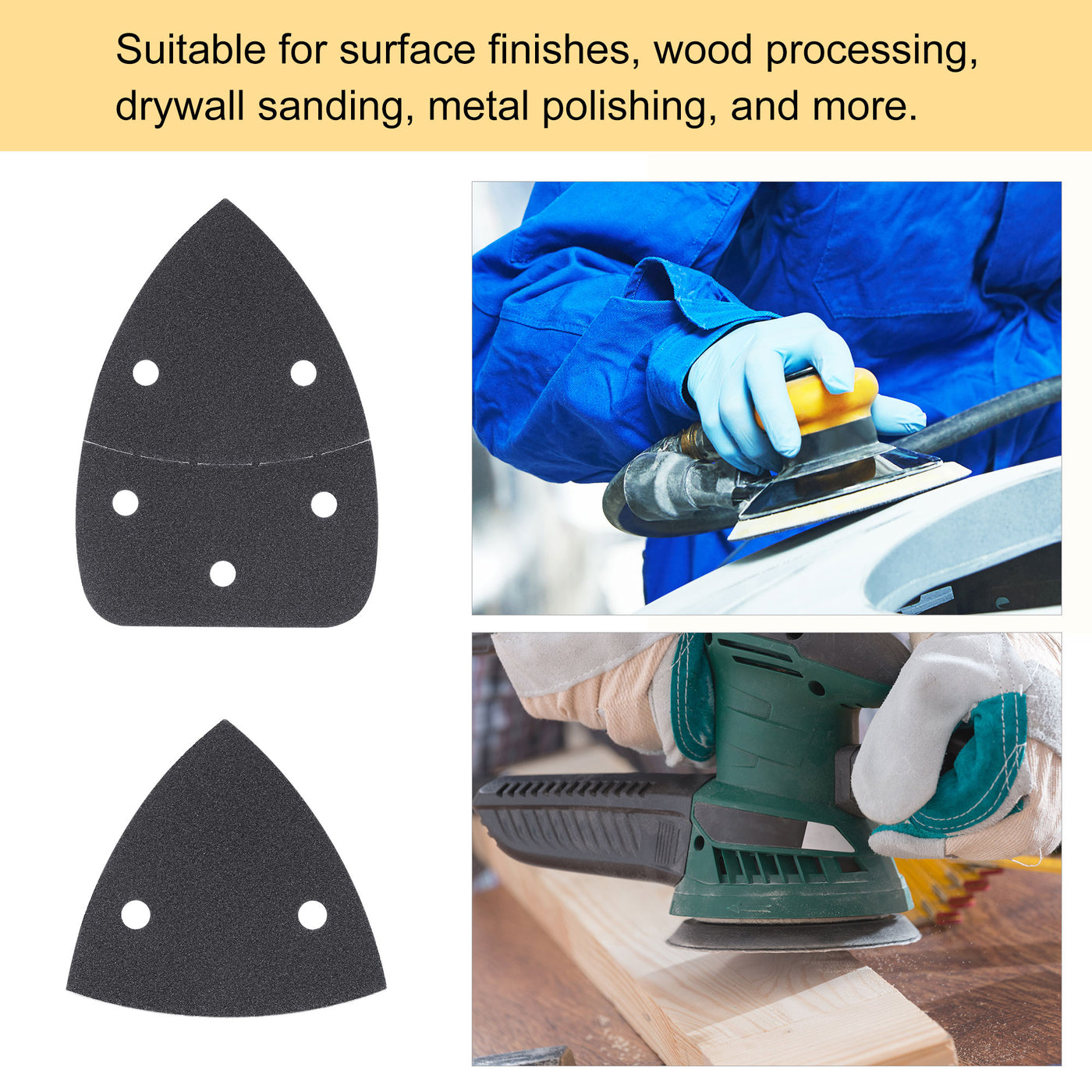 Harfington Hook and Loop Wet Dry Sanding