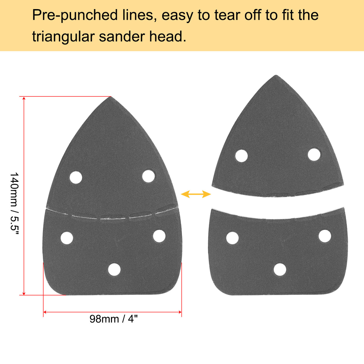 Harfington Hook and Loop Wet Dry Sanding