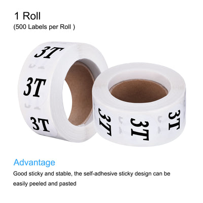 Harfington Clothing Sticker Label Coding Label Adhesive Labels for Clothes Apparel