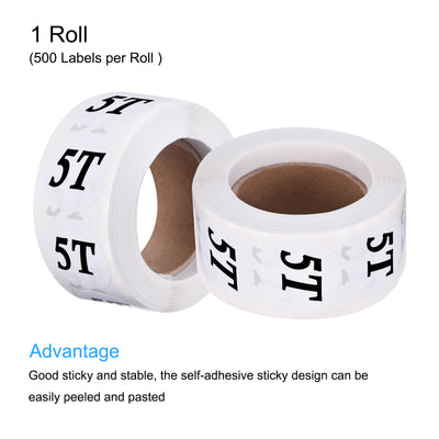 Harfington Clothing Sticker Label Coding Label Adhesive Labels for Clothes Apparel