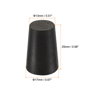 Harfington Rubber Tapered Plug Solid for Powder Coating, Painting, Plating, Sandblasting