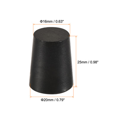 Harfington Rubber Tapered Plug Solid for Powder Coating, Painting, Plating, Sandblasting