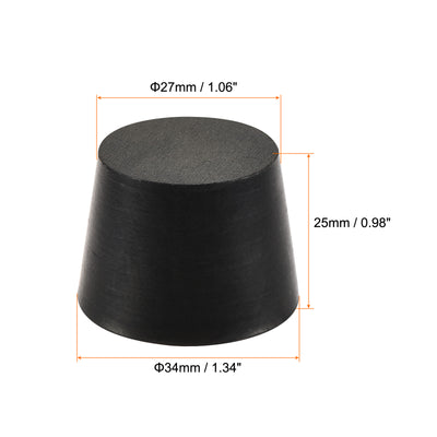 Harfington Rubber Tapered Plug Solid for Powder Coating, Painting, Plating, Sandblasting