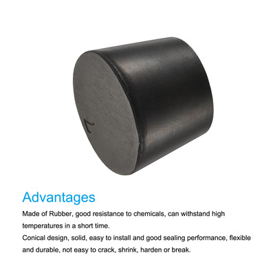 Harfington Rubber Tapered Plug Solid for Powder Coating, Painting, Plating, Sandblasting