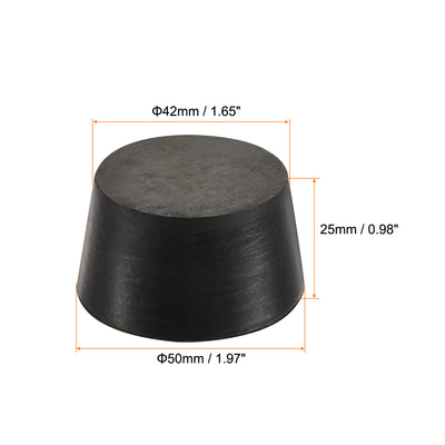 Harfington Rubber Tapered Plug Solid for Powder Coating, Painting, Plating, Sandblasting