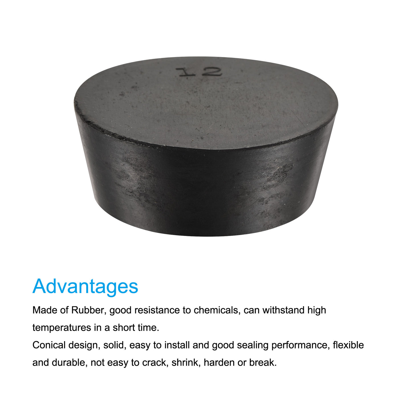 Harfington Rubber Tapered Plug Solid for Powder Coating, Painting, Plating, Sandblasting