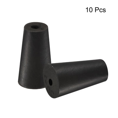 Harfington Rubber Tapered Plug with Hole Powder Coating, Painting, Plating, Sandblasting