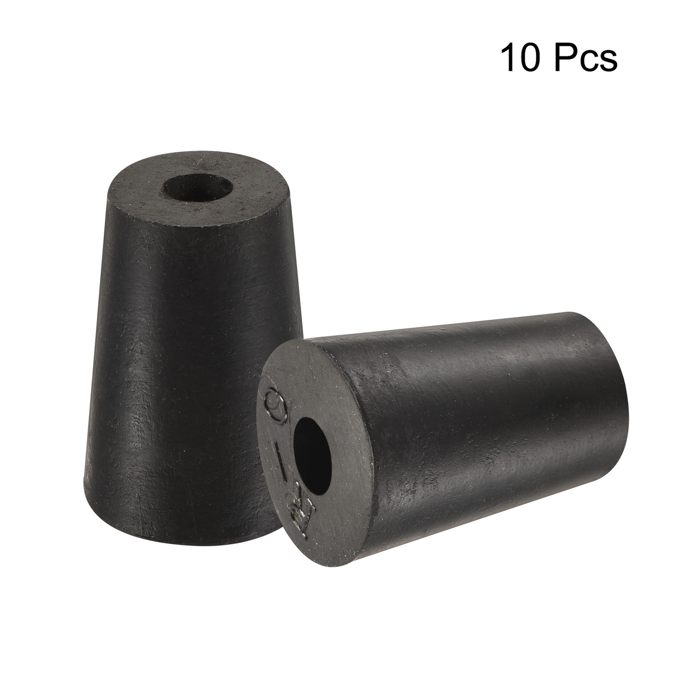 Harfington Rubber Tapered Plug with Hole Powder Coating, Painting, Plating, Sandblasting