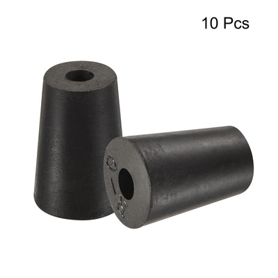 Harfington Rubber Tapered Plug with Hole Powder Coating, Painting, Plating, Sandblasting