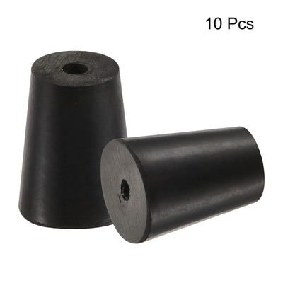 Harfington Rubber Tapered Plug with Hole Powder Coating, Painting, Plating, Sandblasting