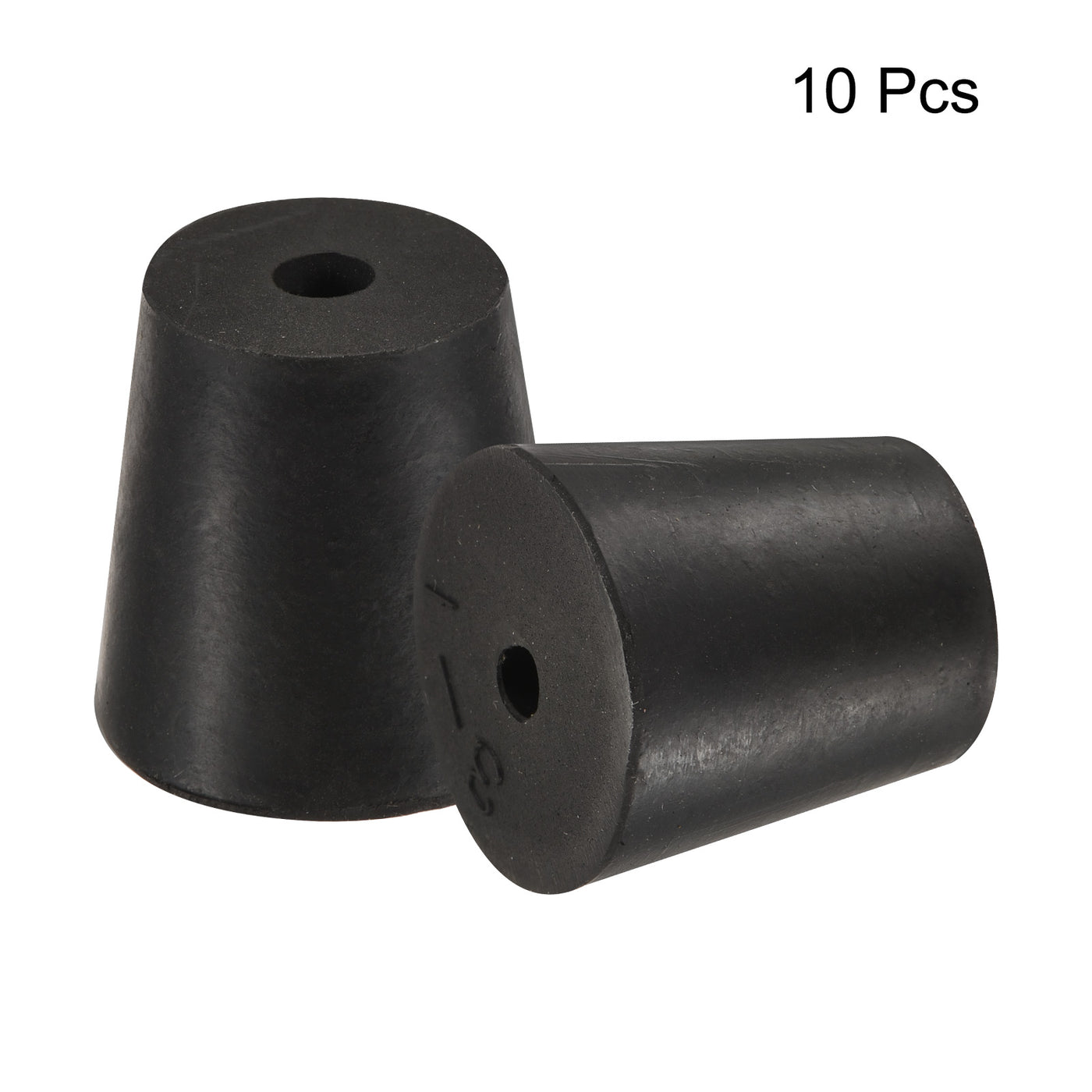 Harfington Rubber Tapered Plug with Hole Powder Coating, Painting, Plating, Sandblasting