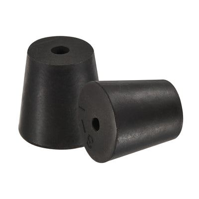 Harfington Rubber Tapered Plug with Hole Powder Coating, Painting, Plating, Sandblasting