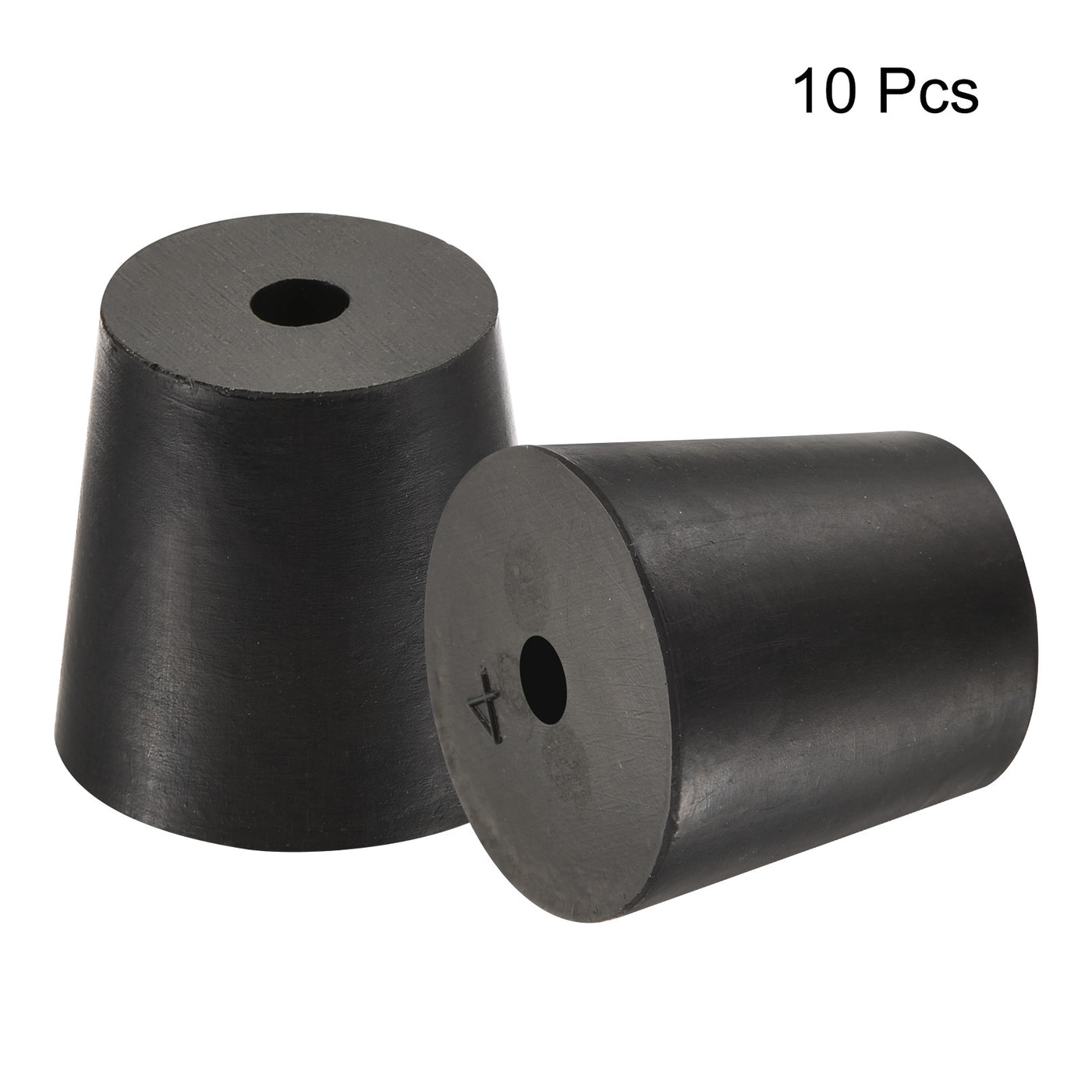 Harfington Rubber Tapered Plug with Hole Powder Coating, Painting, Plating, Sandblasting
