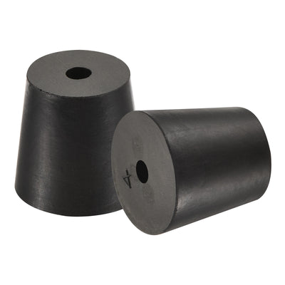 Harfington Rubber Tapered Plug with Hole Powder Coating, Painting, Plating, Sandblasting