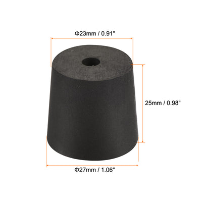 Harfington Rubber Tapered Plug with Hole Powder Coating, Painting, Plating, Sandblasting