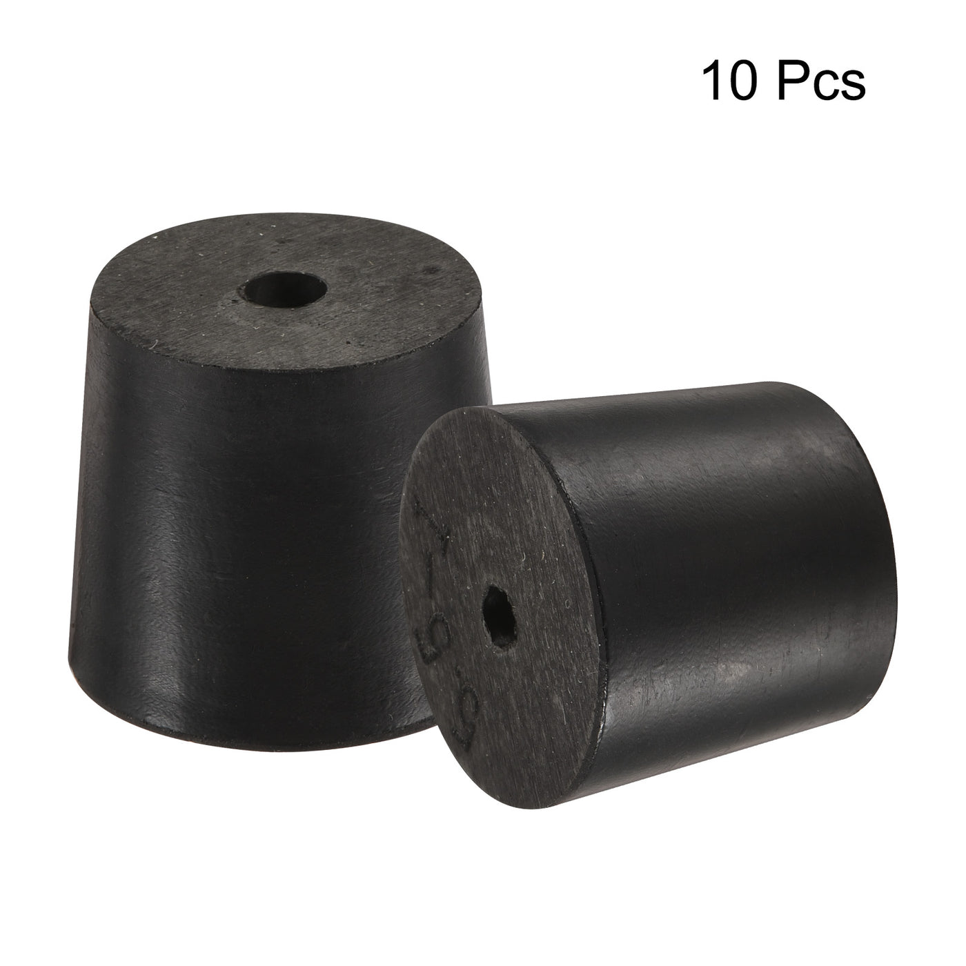 Harfington Rubber Tapered Plug with Hole Powder Coating, Painting, Plating, Sandblasting