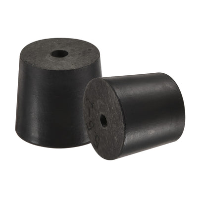 Harfington Rubber Tapered Plug with Hole Powder Coating, Painting, Plating, Sandblasting