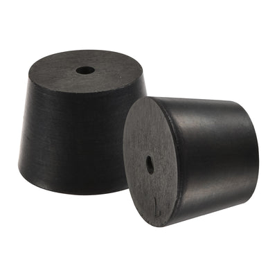Harfington Rubber Tapered Plug with Hole Powder Coating, Painting, Plating, Sandblasting