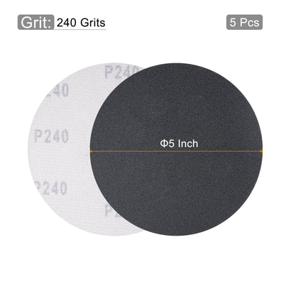 Harfington Sanding Disc Hook and Loop Silicon Carbide C-Weight Backing Sandpaper