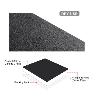 Harfington 6 inch Hook and Loop Silicon Carbide Sanding Disc