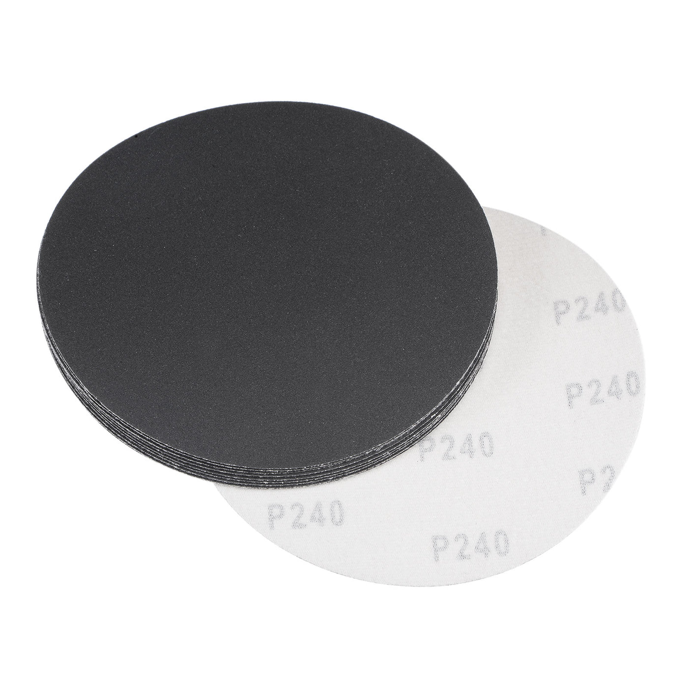 Harfington Black 6 inch Round Hook and Loop Carbide C Sanding Disc