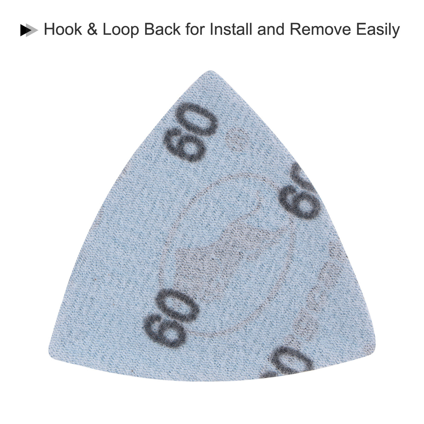 Harfington 3 inch Triangle Hook and Loop Back Sandpaper