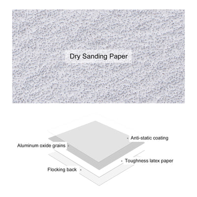 Harfington 3 inch Triangle Hook and Loop Back Sandpaper