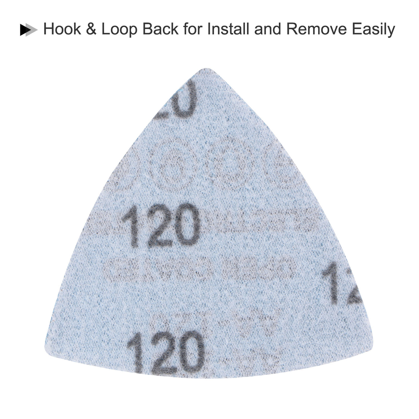 Harfington 3 inch Triangle Hook and Loop Back Sandpaper