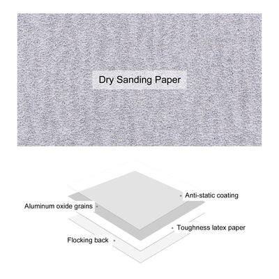 Harfington 3 inch Triangle Hook and Loop Back Sandpaper