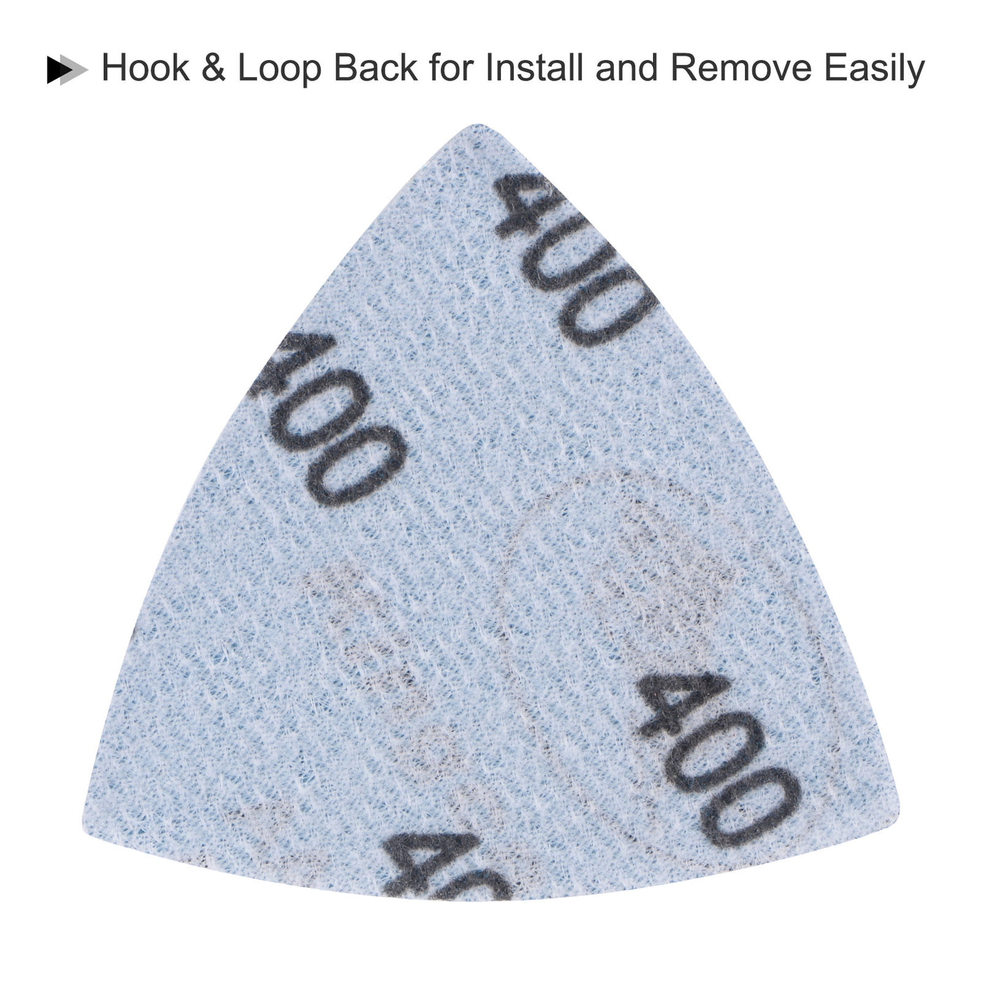 Harfington Triangle Sandpaper Pads Hook Loop Backed