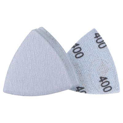 Harfington Triangle Sandpaper Pads Hook Loop Backed