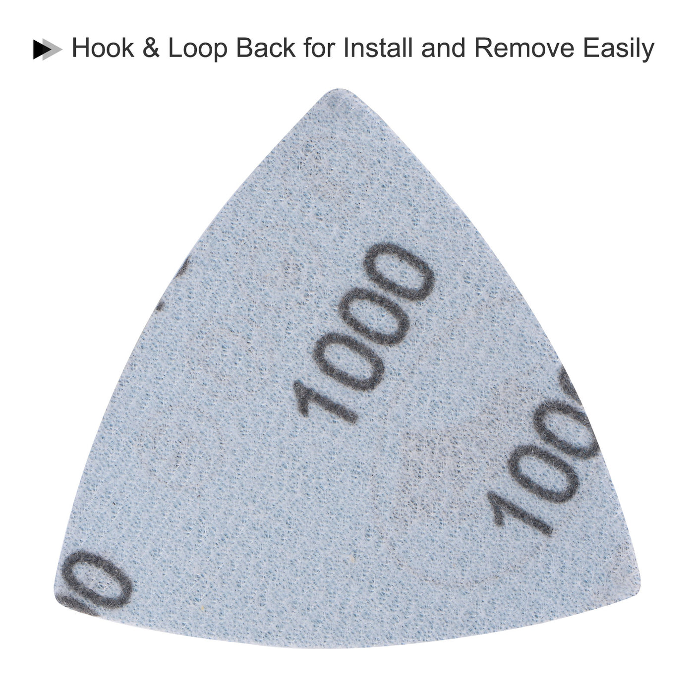 Harfington Triangle Sandpaper Pads Hook Loop Backed