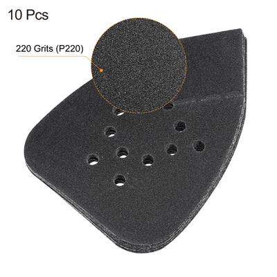 Harfington 12 holes 8 inch Hook Loop Reversible Tip Sandpapers