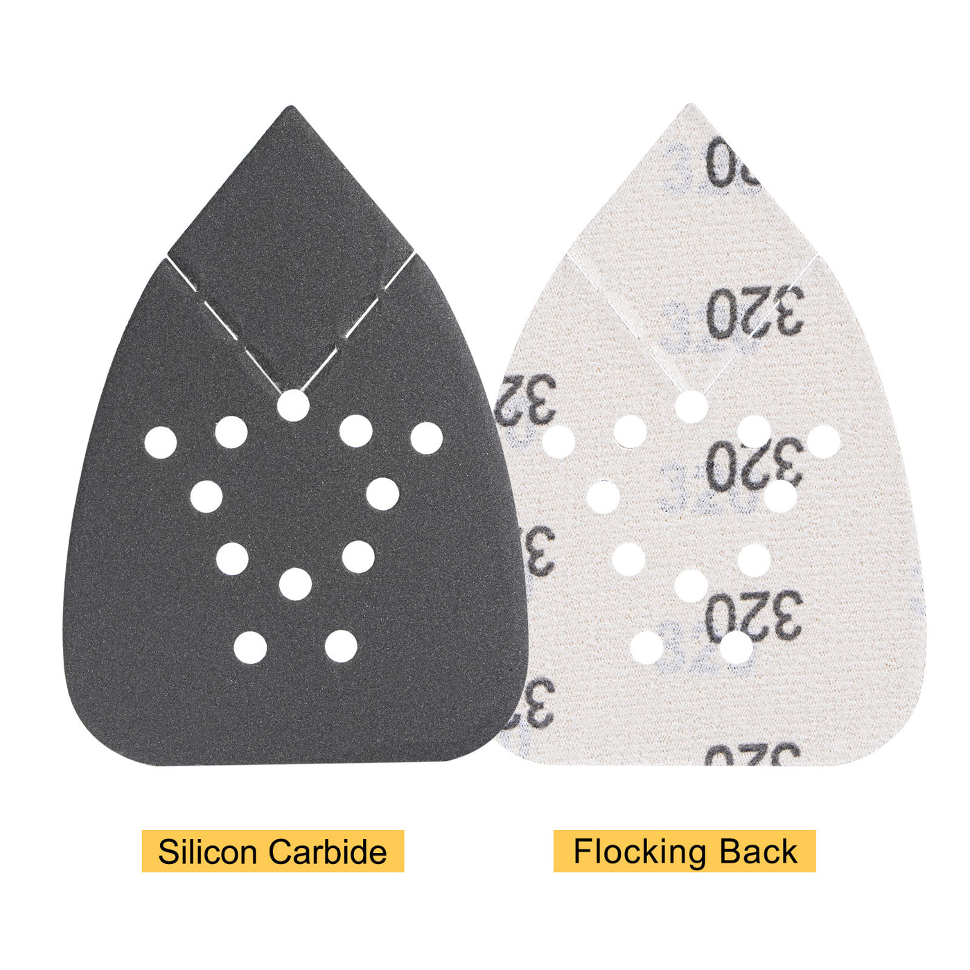 Harfington Detail Sandpapers Hook Loop Pads Reversible Tip