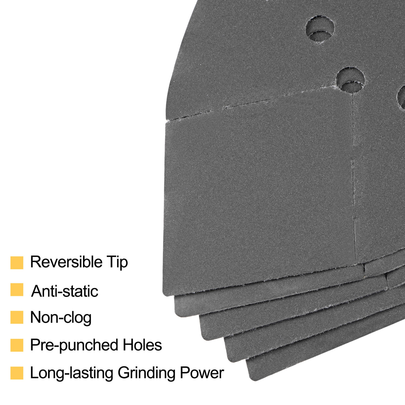 Harfington Detail Sandpapers Hook Loop Pads Reversible Tip