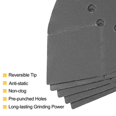 Harfington Detail Sandpapers Hook Loop Pads Reversible Tip