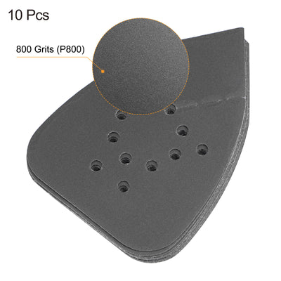 Harfington 12 holes 8 inch Hook Loop Reversible Tip Sandpapers