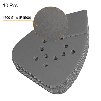 Harfington 12 holes 8 inch Hook Loop Reversible Tip Sandpapers