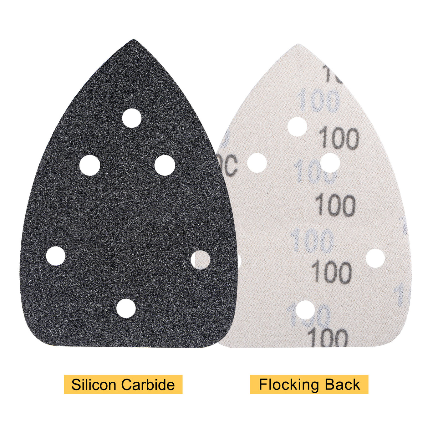 Harfington Detail Sandpapers Hook Loop Sanding Pads Silicon