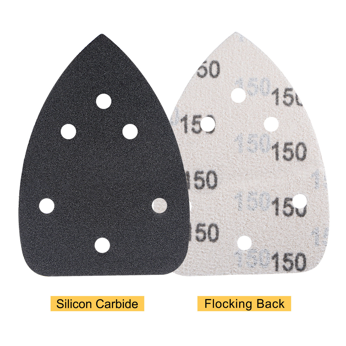 Harfington Detail Sandpapers Hook Loop Sanding Pads Silicon